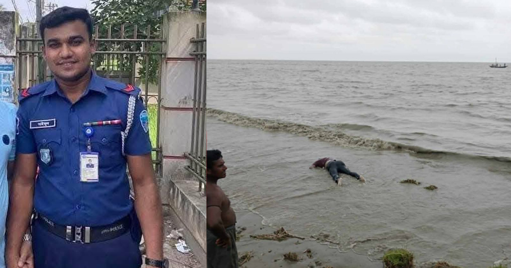 মেঘনায় ট্রলার ডুবি: দুইদিন পর নিখোঁজ পুলিশ সদস্য সাইফুলের মরদেহ উদ্ধার