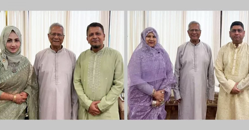 প্রধান উপদেষ্টার সঙ্গে সস্ত্রীক সাক্ষাৎ করলেন নৌ ও সেনাপ্রধান