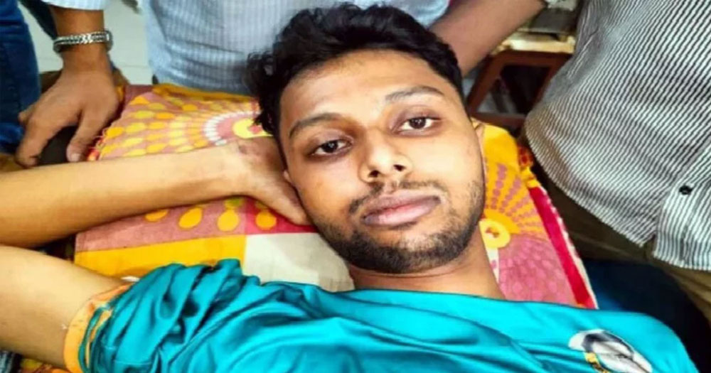 বৈষম্যবিরোধী ছাত্র আন্দোলনের নেতা সন্ত্রাসীদের গুলিতে আহত