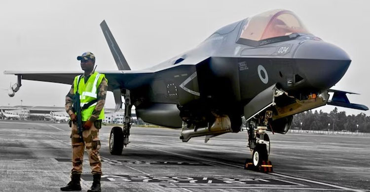 ১০ দিন ধরে আটকে ব্রিটিশ F-35 যুদ্ধবিমান