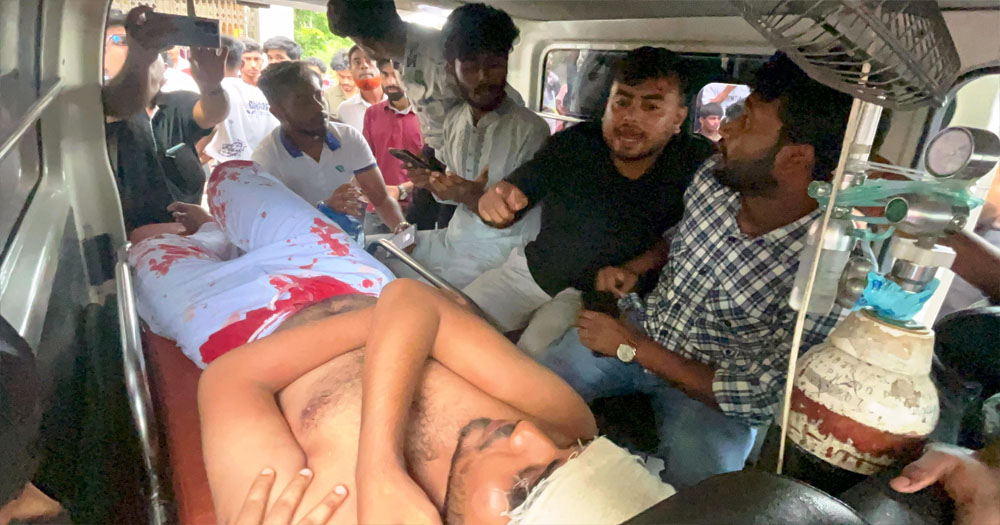 মাদারীপুরে বৈষম্য বিরোধী ছাত্র আন্দোলনের সদস্য সচিবকে কুপিয়ে আহত