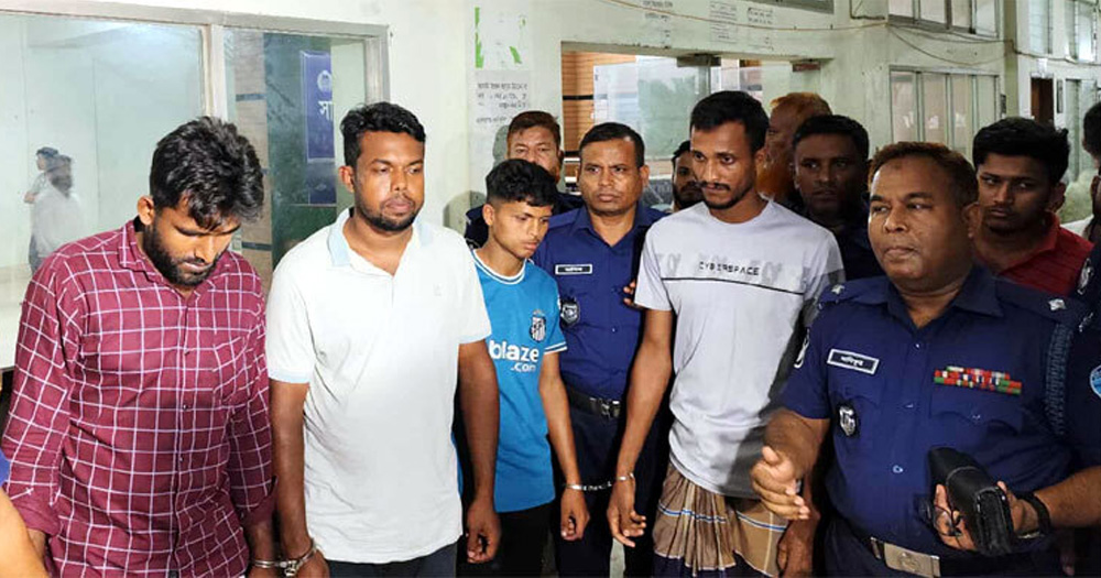 মুরাদনগরে ধর্ষণকাণ্ড : চার আসামি ৩ দিনের রিমান্ডে