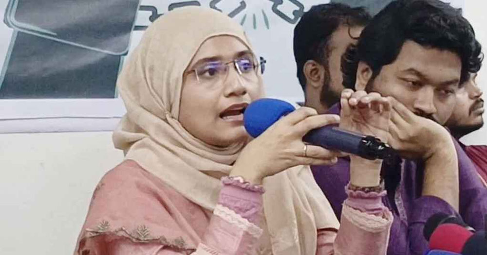শেখ হাসিনাকে ‘বাংলার ইয়াজিদ’ বললেন এনসিপি নেত্রী