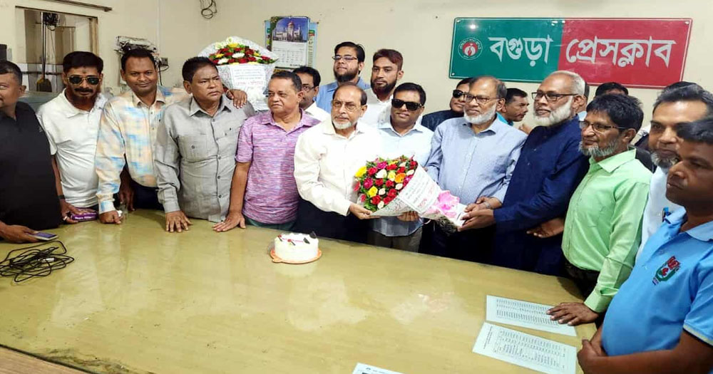 বগুড়া প্রেসক্লাবের নবনির্বাচিত কমিটিকে ‘রোটারী ক্লাব অব বগুড়া’র শুভেচ্ছা