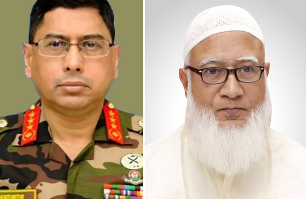 জামায়াত আমিরের শারীরিক অবস্থার খোঁজ নিলেন সেনাপ্রধান