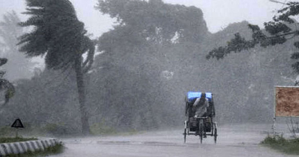 দেশের ৭ জেলায় ৬০ কিমি বেগে ঝড়ের আভাস