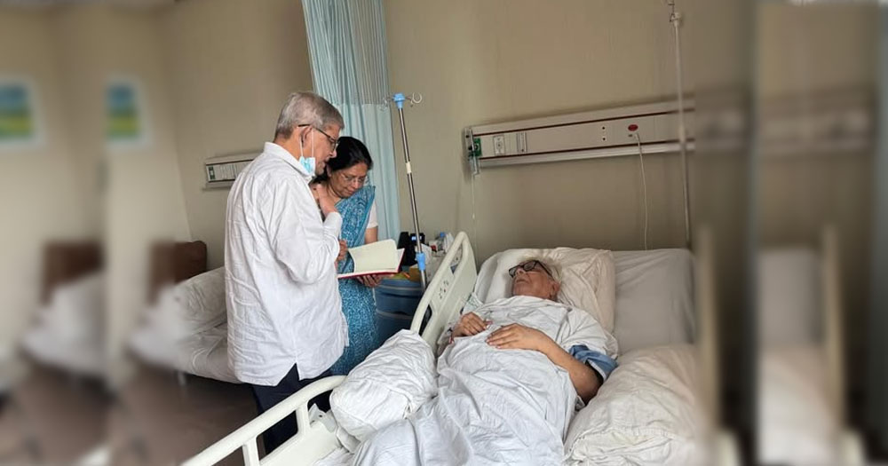 বদরুদ্দীন উমরকে দেখতে হাসপাতালে মির্জা ফখরুল