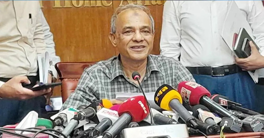 পাঁচ আগস্ট ঘিরে কোনো ধরনের নাশকতার শঙ্কা নেই : স্বরাষ্ট্র উপদেষ্টা