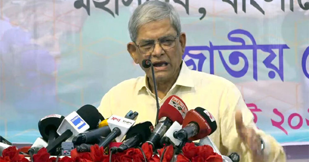 ফেব্রুয়ারিতে নির্বাচন হলে দ্বিধা কেটে যাবে : মির্জা ফখরুল