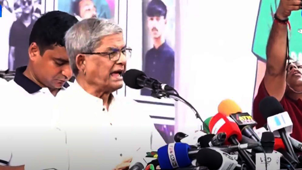 শেখ হাসিনাকে আর বাংলাদেশে রাজনীতি করার সুযোগ দেবো না : মির্জা ফখরুল