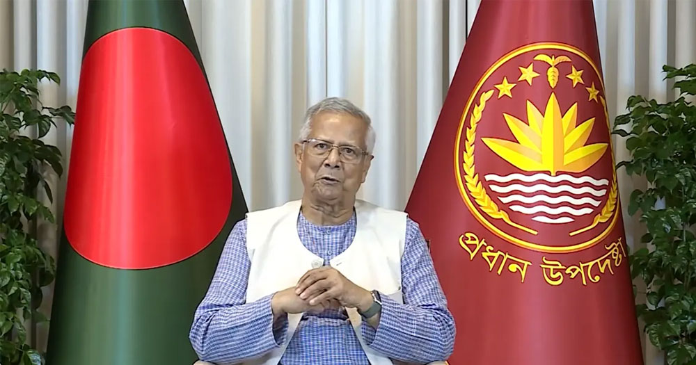 গুলি চালিয়ে ক্ষমতা ধরে রাখতে চেয়েছিল ফ্যাসিবাদী সরকার : প্রধান উপদেষ্টা