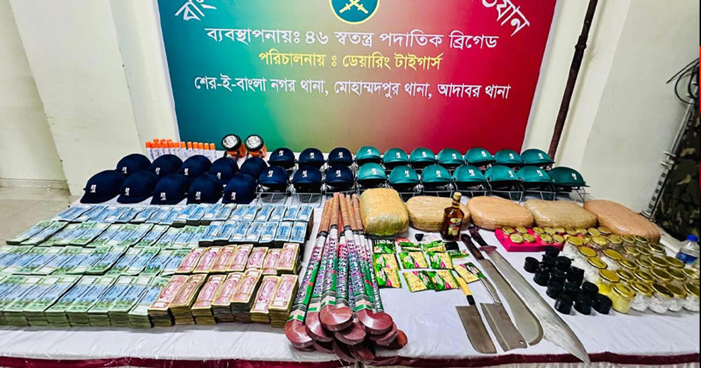 মোহাম্মদপুরের শীর্ষ মাদক ব্যবসায়ী বুনিয়া সোহেলের আস্তানায় যৌথ বাহিনীর অভিযান