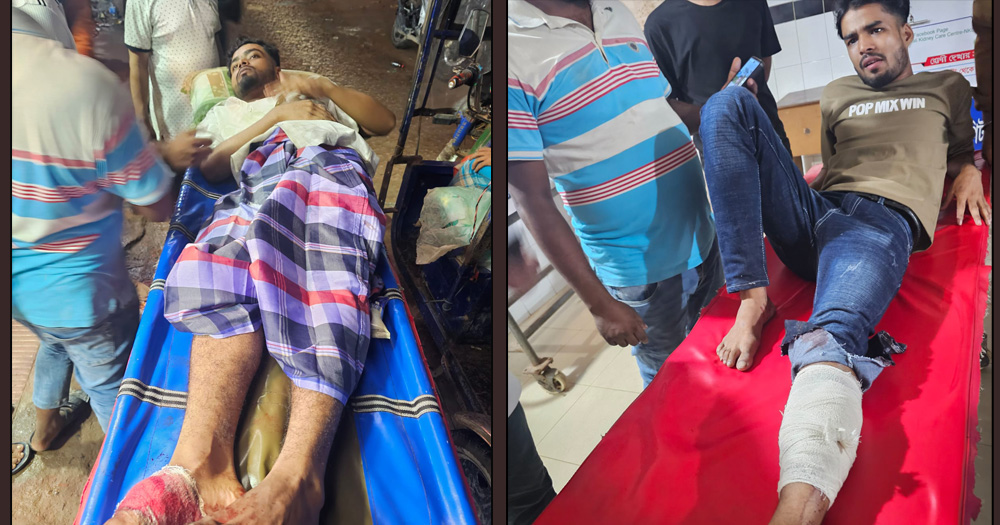 নোয়াখালীতে যুবদল কর্মীর গুলিতে জামায়াতের ২ কর্মী গুলিবিদ্ধ