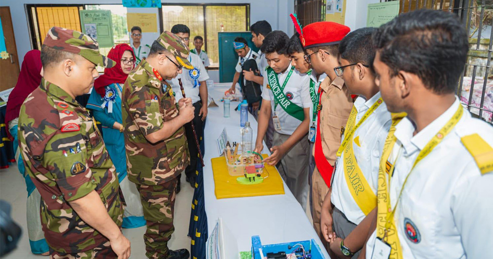 মিলেনিয়াম স্কলাস্টিক স্কুলে শিক্ষার্থীদের উদ্ভাবনী শক্তির প্রদর্শন
