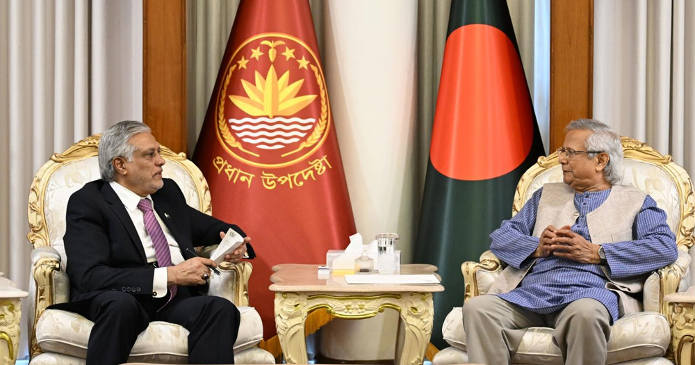 প্রধান উপদেষ্টার সঙ্গে পাকিস্তানের পররাষ্ট্রমন্ত্রীর সাক্ষাৎ