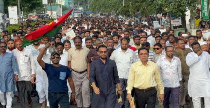 বেনাপোলে লিফলেট বিতরণ