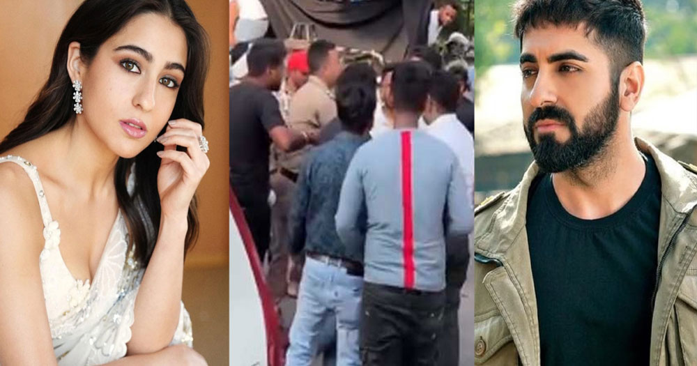 শুটিং সেটে আয়ুষ্মান-সারার ঝগড়া, হাতাহাতিতে জড়ালেন কলাকুশলীরাও!