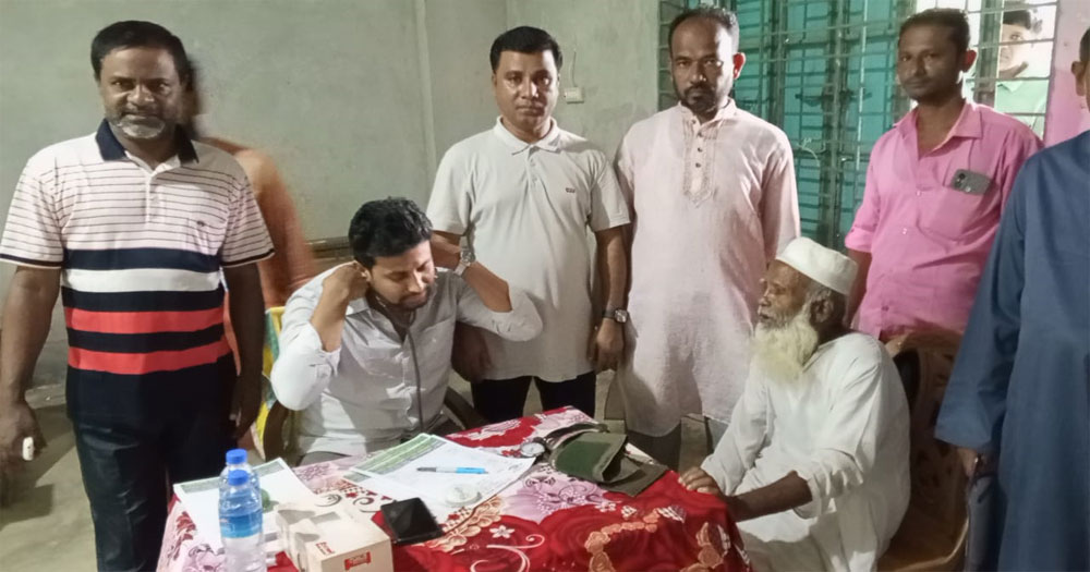 বাউফলে ফ্রি মেডিকেল ক্যাম্প অনুষ্ঠিত
