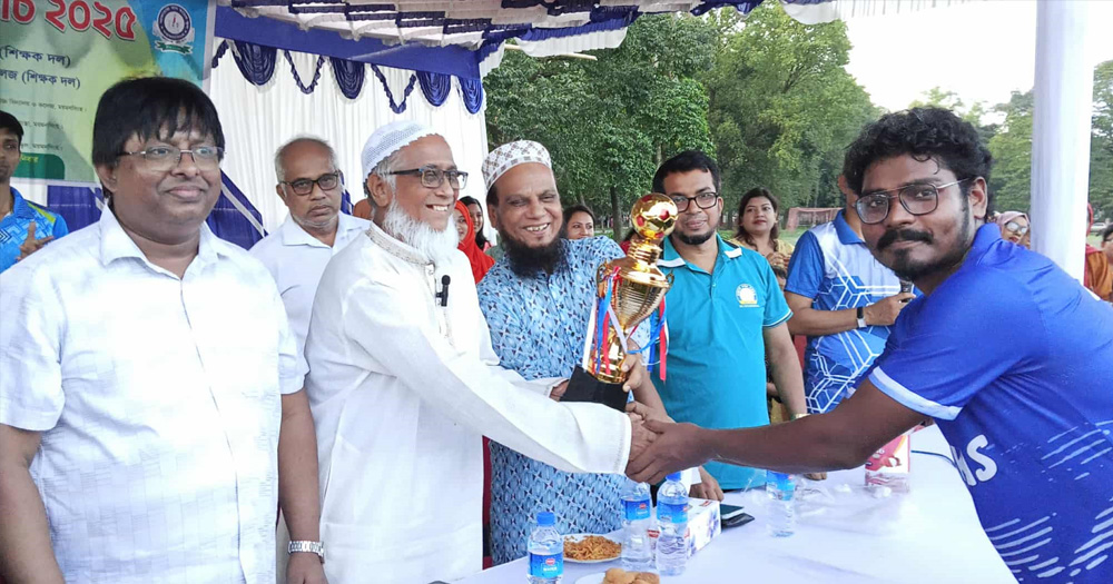 প্রীতি ফুটবল ম্যাচে আফরোজ খান মডেল স্কুল বিজয়ী