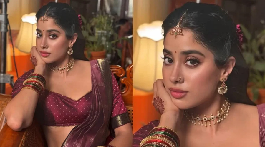গ্ল্যামারের ছোঁয়া থাকলেও সরলতার পক্ষপাতী জাহ্নবী