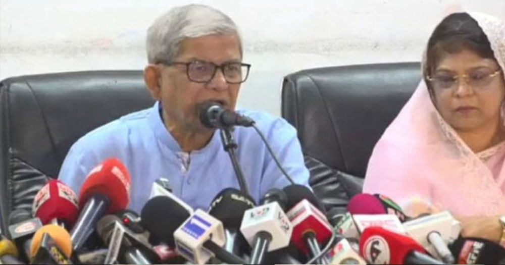 বিএনপির হাত ধরেই সব ইতিবাচক পরিবর্তন এসেছে : মির্জা ফখরুল