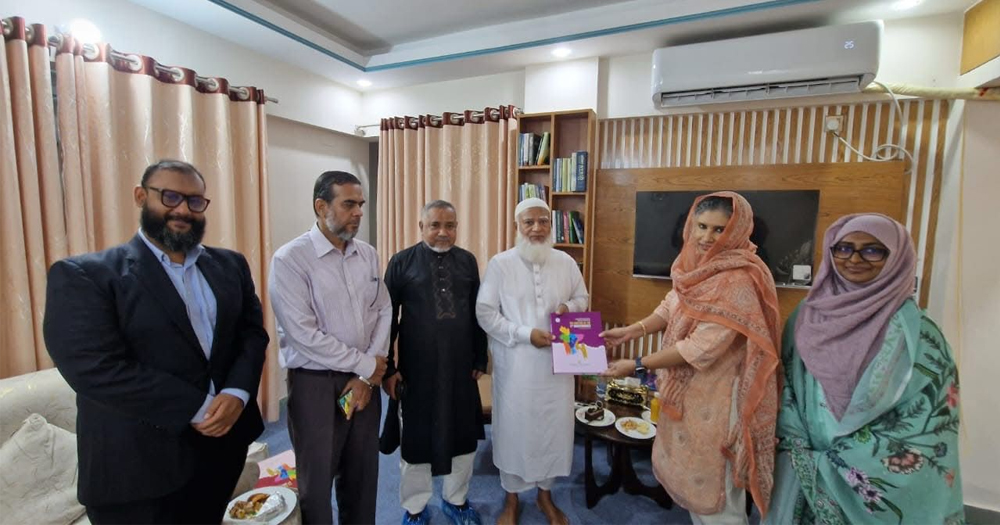 জামায়াতের আমীরের সঙ্গে জাতিসংঘ প্রতিনিধির সাক্ষাৎ