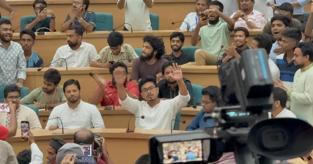 শিক্ষার্থীদের স্বপ্নই আমাদের স্বপ্ন, তাদের কণ্ঠই আমাদের কণ্ঠ : সাদিক কায়েম