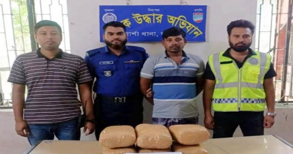 শার্শায় গাঁজাসহ এক মাদক কারবারি আটক