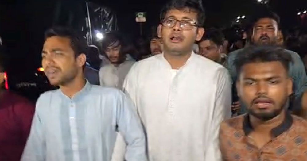 বর্জনের পর পুনরায় জাকসু নির্বাচনের দাবিতে ছাত্রদলের বিক্ষোভ