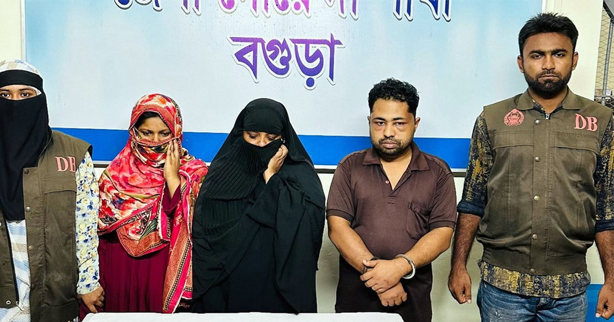 বগুড়ায় ইয়াবাসহ গ্রেফতার তিন মাদক ব্যবসায়ী
