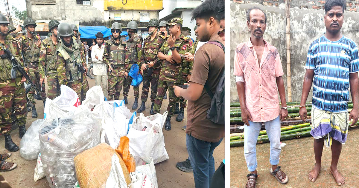 বগুড়ায় বিপুল পরিমাণ মাদকদ্রব্যসহ গ্রেফতার ২