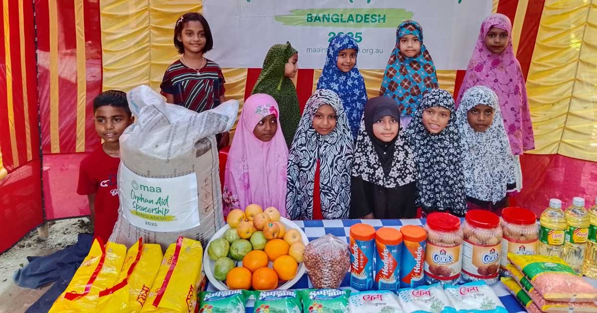 কুড়িগ্রামে এতিম শিশুরা পেলো চালসহ পুষ্টিকর খাদ্য সামগ্রী