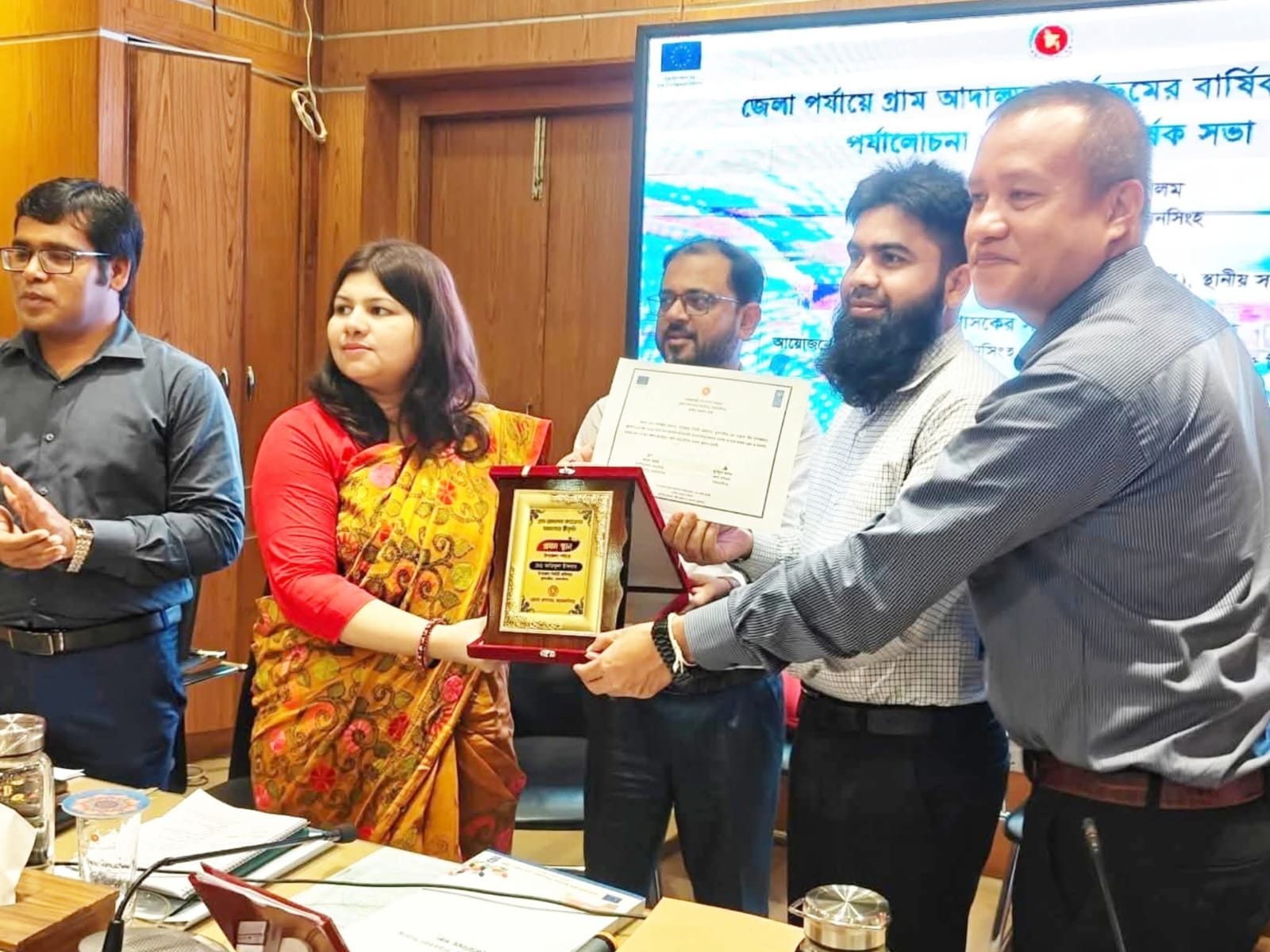 জেলা পর্যায়ে গ্রাম আদালত কার্যক্রমের বার্ষিক অগ্রগতি পর্যালোচনা ও করণীয় শীর্ষক সভা অনুষ্ঠিত