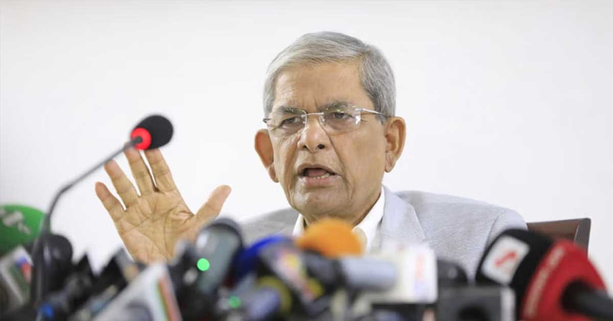 মির্জা ফখরুল বিদেশি কোনো গণমাধ্যমে সাক্ষাৎকার দেননি : বিএনপি