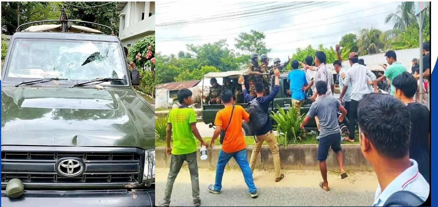 ধর্ষণের প্রতিবাদে খাগড়াছড়িতে সড়ক অবরোধ