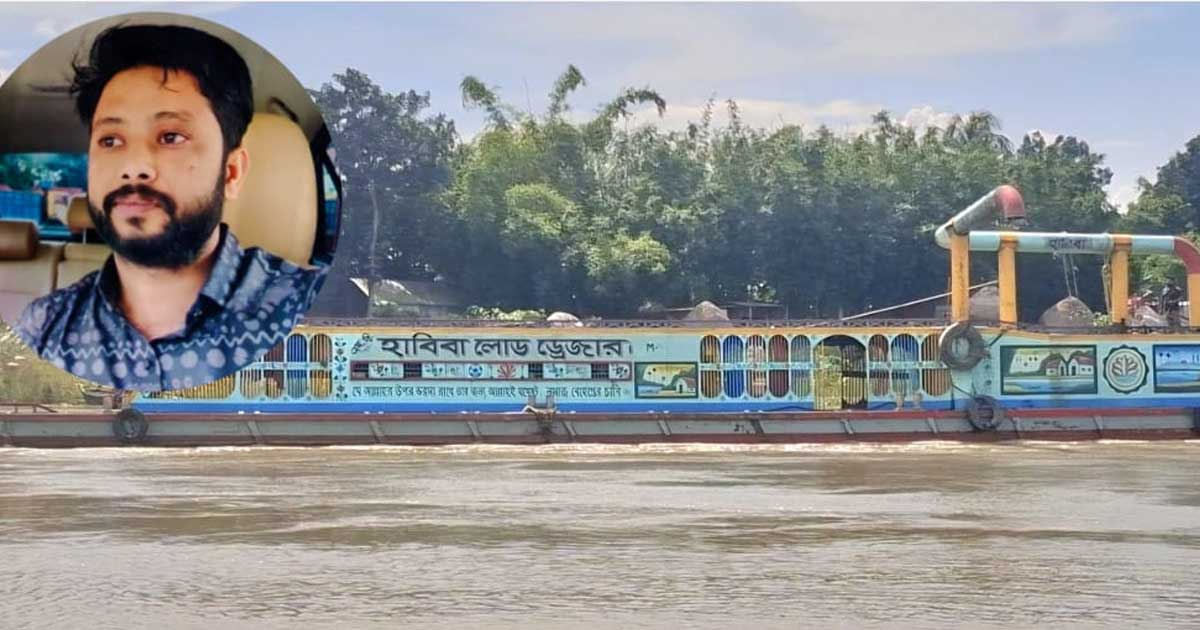কালিগঙ্গায় মাটি বাবরের অবৈধ বালু উত্তোলন প্রতিহত করলো এলাকাবাসী