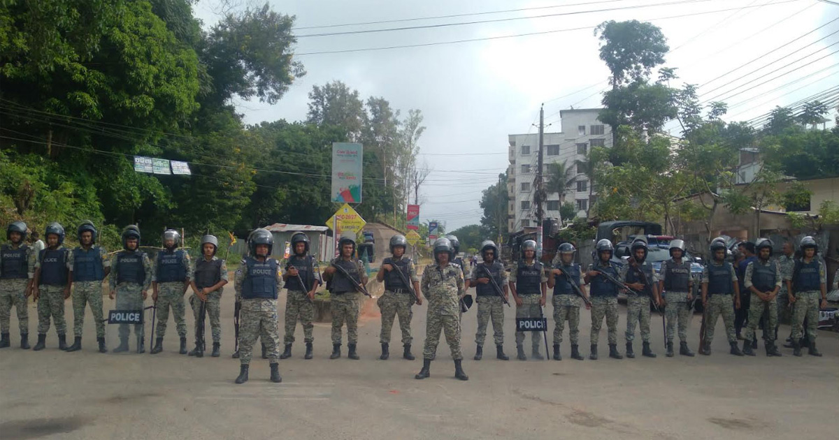 থমথমে খাগড়াছড়িতে চলছে ১৪৪ ধারা