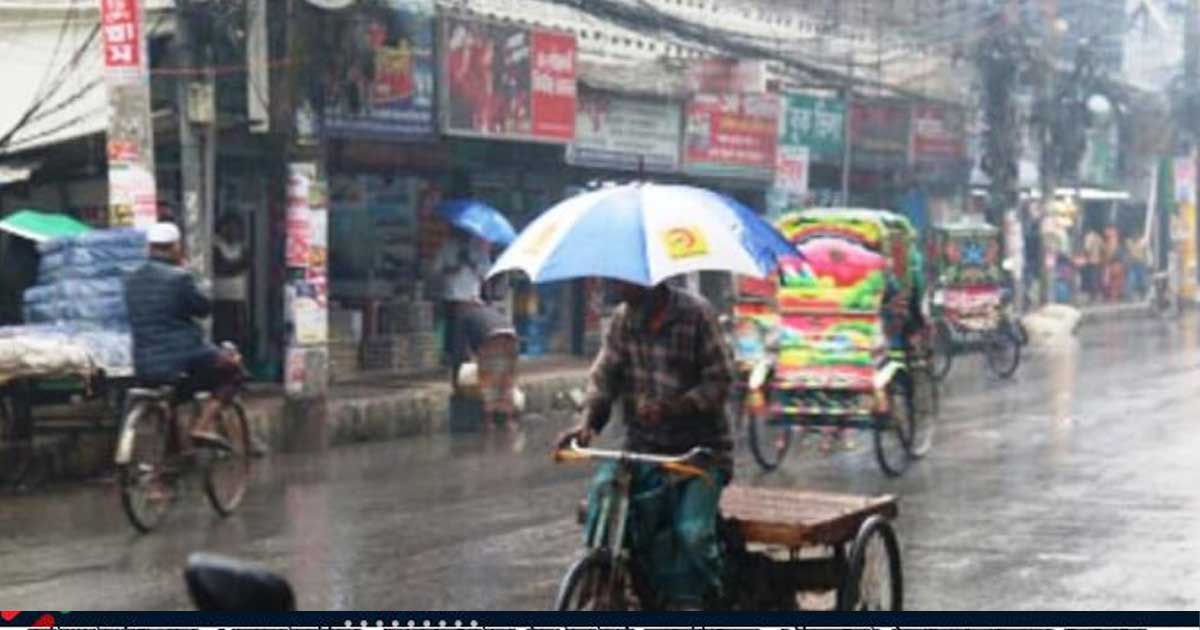 মৌসুমী বায়ুর প্রভাবে বরিশালে থেমে থেমে বৃষ্টি