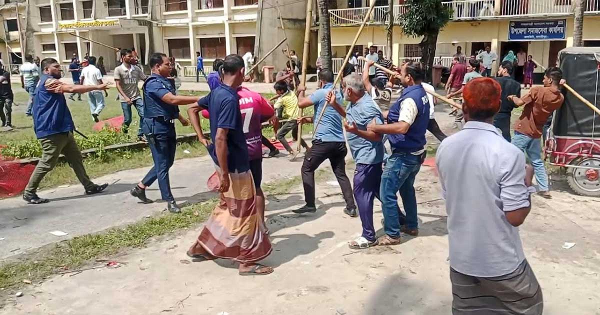 মাদারীপুরে বিএনপির দুই পক্ষে সংঘর্ষে এএসপিসহ আহত ১৫