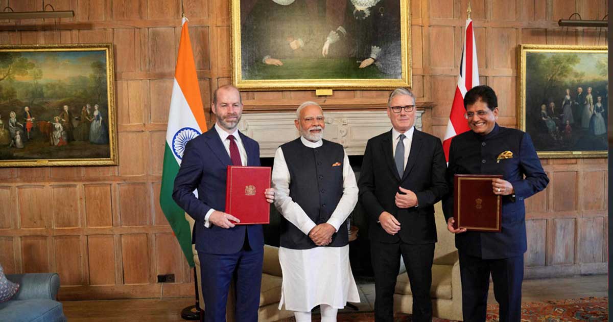 ভারত ও যুক্তরাজ্য ৬ বিলিয়ন পাউন্ডের বাণিজ্য চুক্তি