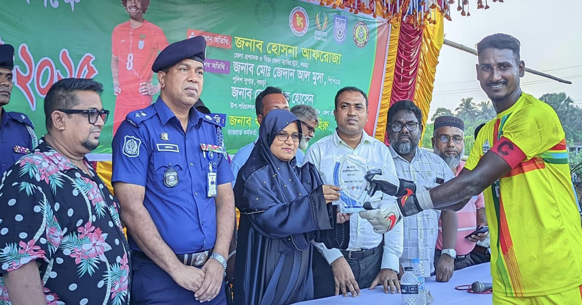 জাতীয় ফুটবল চ্যাম্পিয়নশিপে পাবনাকে হারিয়ে তৃতীয় রাউন্ডে বগুড়া