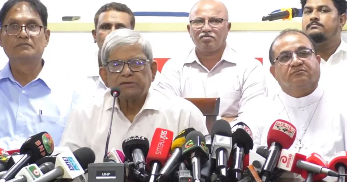 একাত্তরের অসাম্প্রদায়িক চেতনাকে ধর্মের আড়ালে নষ্ট করা হচ্ছে : মির্জা ফখরুল
