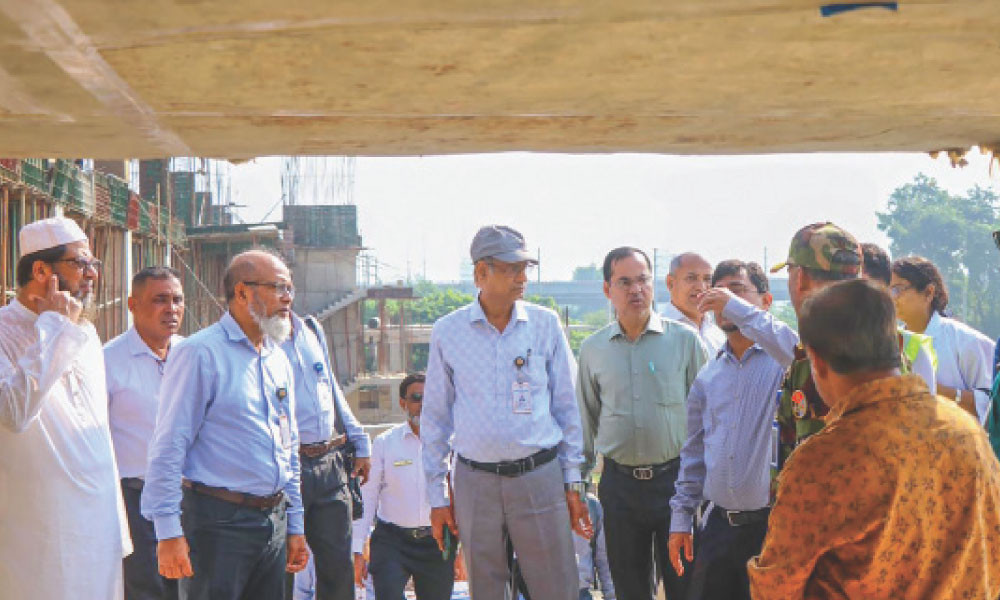 ঝিলমিল আবাসিক এলাকা পরিদর্শনে রাজউক চেয়ারম্যান