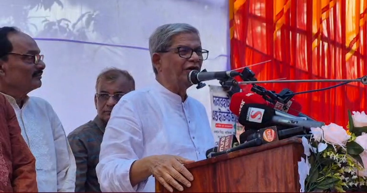১৫ বছর ধরে গণতন্ত্রের জন্য লড়েছি : মির্জা ফখরুল