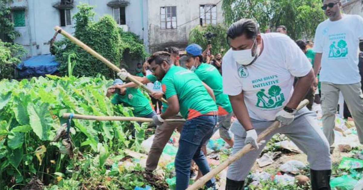 গাজীপুরে বিএনপির উদ্যোগে পরিচ্ছন্নতা কার্যক্রম