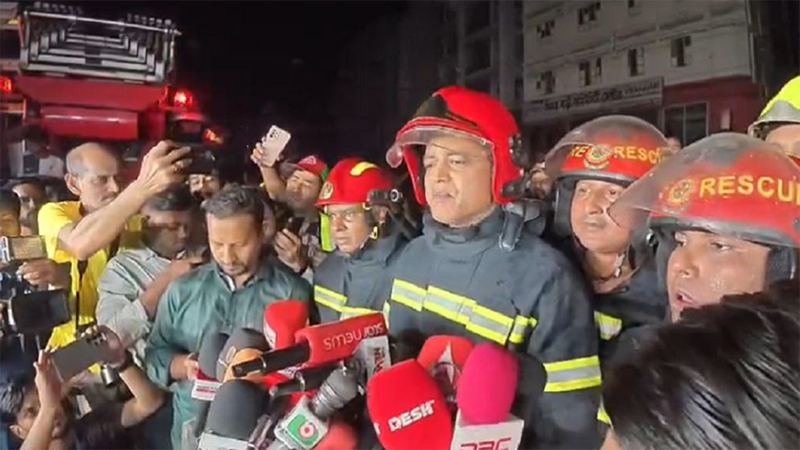 কালশীতে অগ্নিকাণ্ডে হতাহত ঘটেনি, ছিল পরিত্যক্ত মালামাল