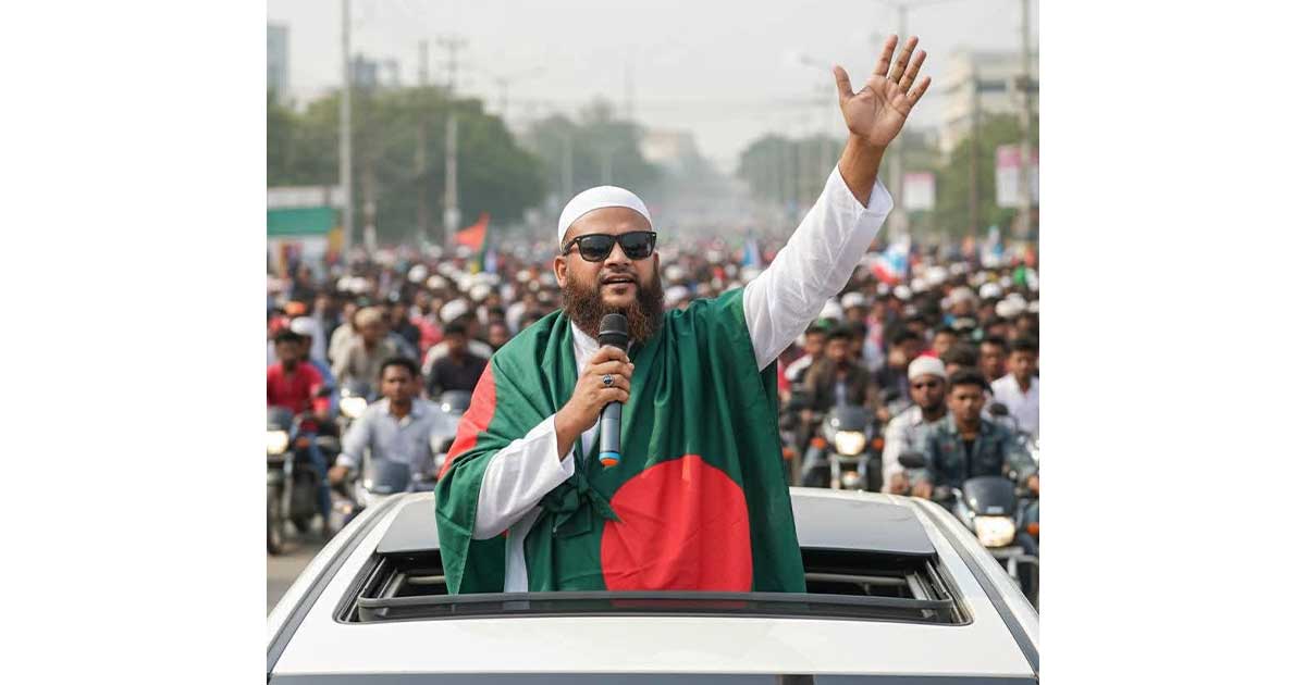 শ্রীপুরে বিএনপি নেতার নির্বাচনী প্রচারণা