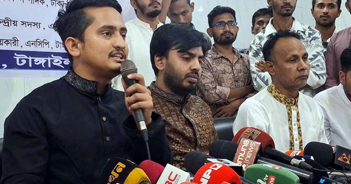 শাপলা প্রতীক নিয়েই এনসিপি নির্বাচনে অংশ নেবে: সারজিস