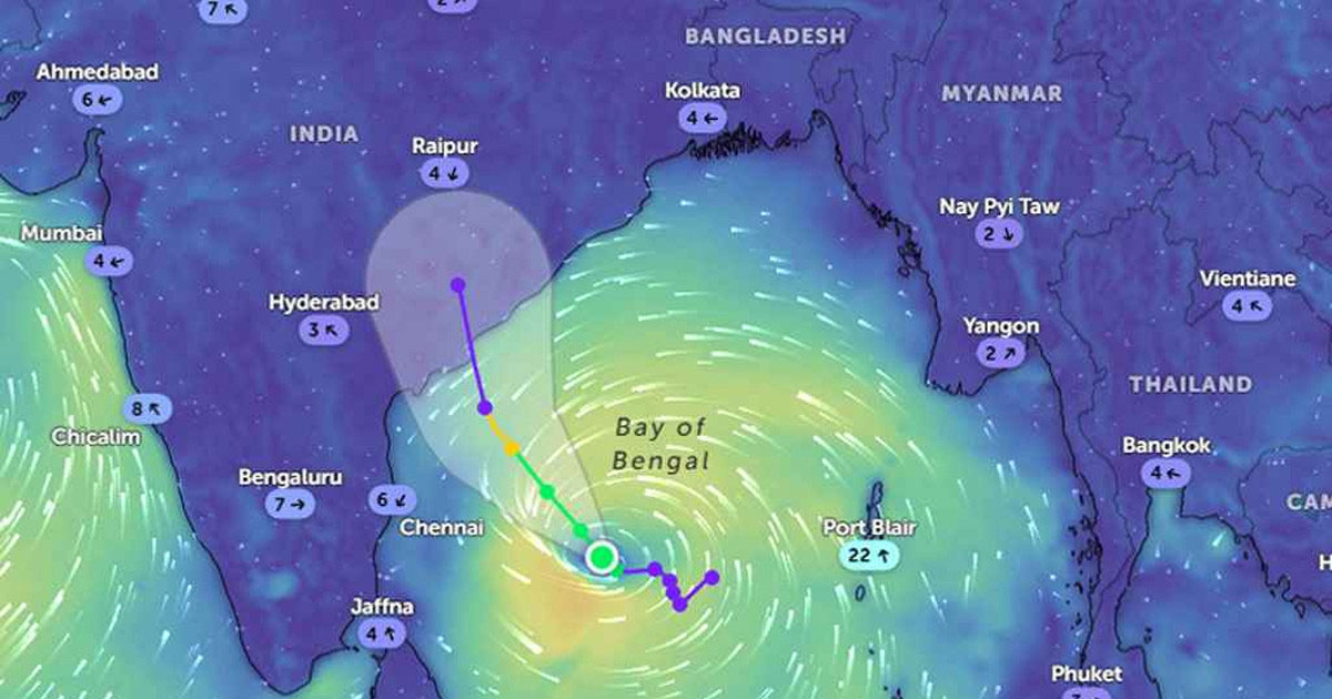‘মোন্থা’ প্রবল ঘূর্ণিঝড়ে রূপ নিয়েছে, বেড়েছে বাতাসের গতিবেগ