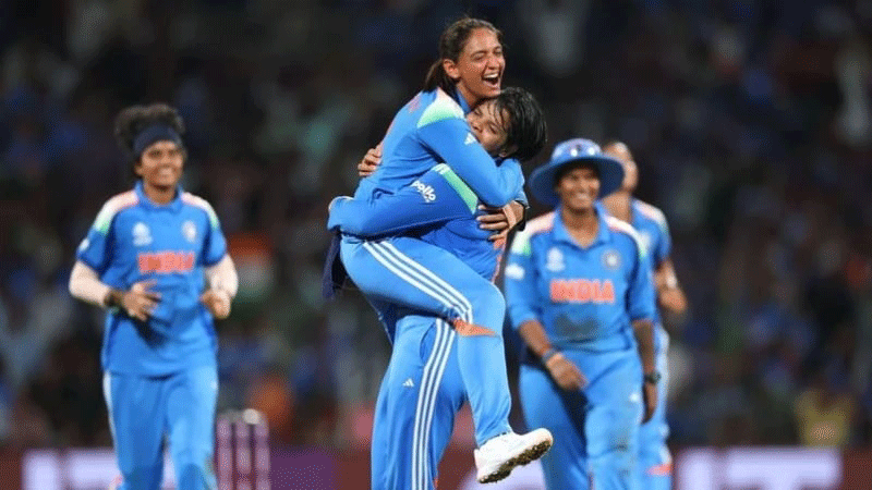 নারী ওয়ানডে বিশ্বকাপে বিশ্বচ্যাম্পিয়ন ভারত